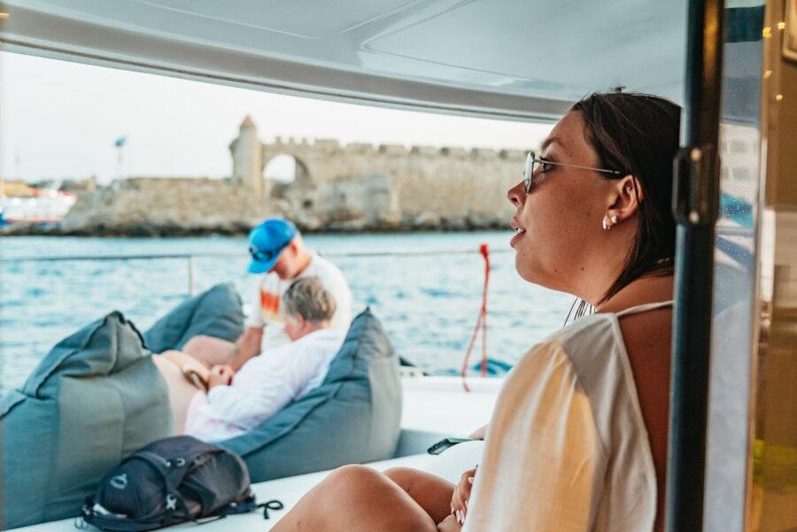 Rhodes: Sunset Catamaran Cruise with Dinner Buffet & Drinks - Is $58 good value?
