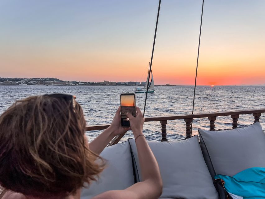 Rhodes: Sunset Cruise with Greek BBQ and Unlimited Drinks - Unlimited drinks and the relaxed rhythm onboard