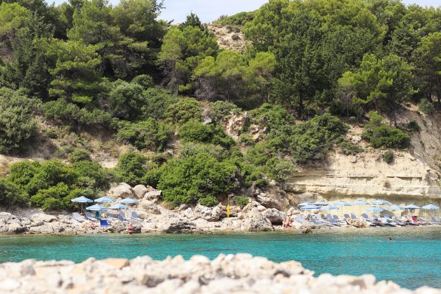 Rhodes Town: Scenic Cruise to Lindos with Swim Stops - Tsambika Bay and the second swim