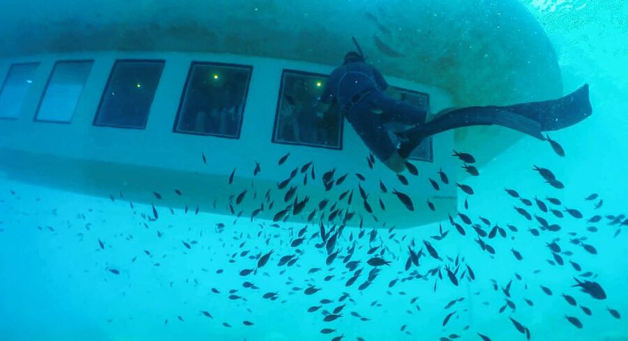Rhodes Town: Submarine Cruise with Underwater Views - Old Town and the harbor walls