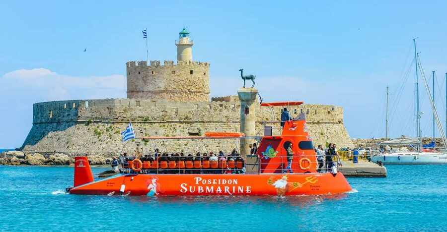 Rhodes Town: Submarine Cruise with Underwater Views - Starting at Mandraki Harbor