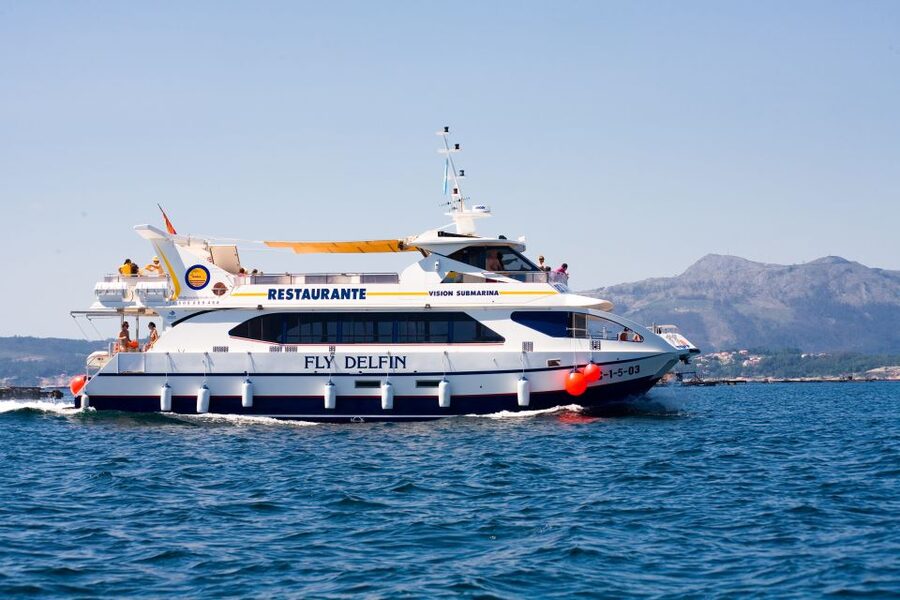 Ría de Arousa: Boat Ride to Mussel Farm with Tasting - The underwater viewing area