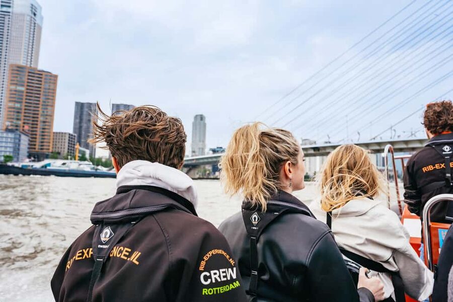 RIB Speedboat Sightseeing Cruise - The SS Rotterdam and the old port districts