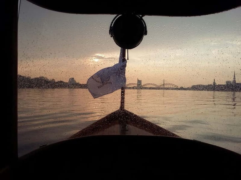 Riga: Canal & Daugava Cruise on a Historic Wooden Boat - Audio commentary and seating advice