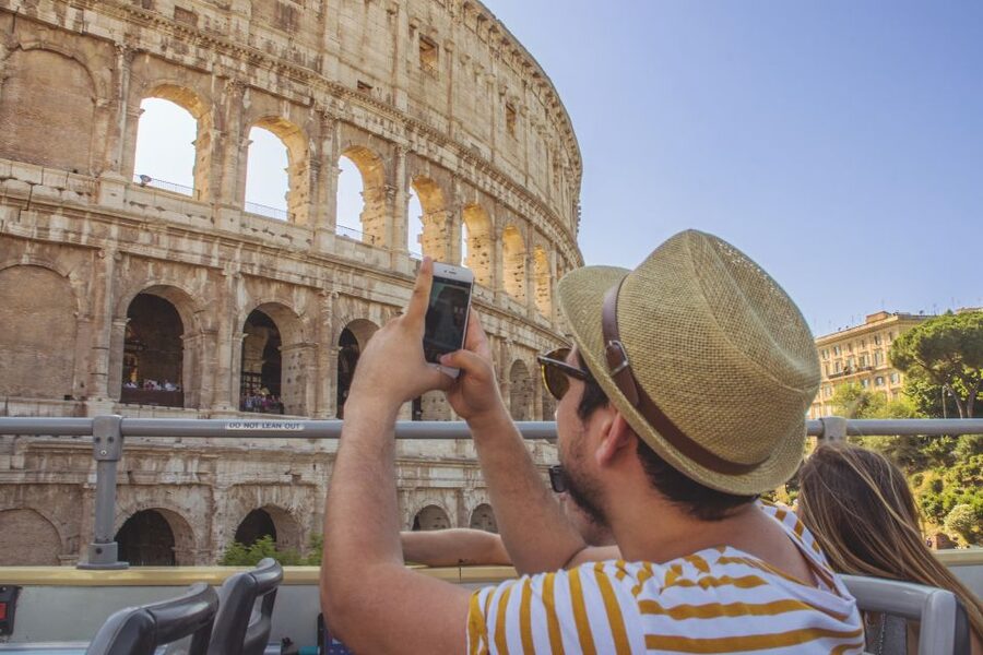 Rome: Hop-On Hop-Off Bus and Optional Cruise Port Transfer - Piazza Navona and the central drop-off