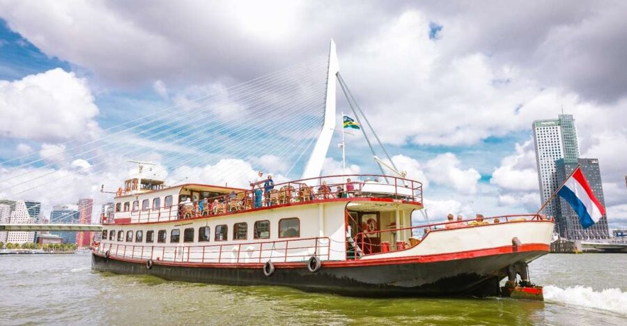Rotterdam: Harbor Cruise on a Historic Ship - Erasmus Bridge, Veerhaven, and Parkhaven