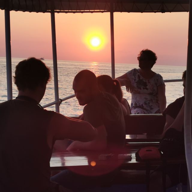 Rovinj: Sunset Boat Trip with Dolphin Watching - Leaving Valdibora with Rovinj ahead