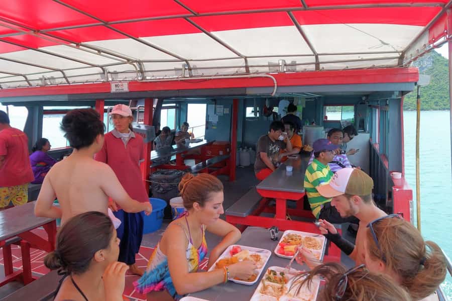 Samui: Angthong Marine Park Boat Tour w/ Transfer and Meals - From Koh Samui to Nathon Pier