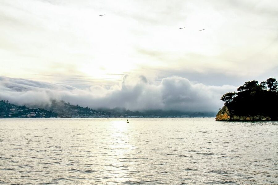San Francisco: California Sunset Cruise (2-hours) - San Francisco glowing on the return