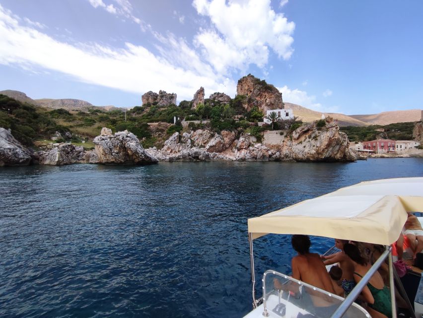 San Vito Lo Capo: Boat Trip with 3 Swimming Stops and Snacks - The Faraglioni di Scopello and the third swim