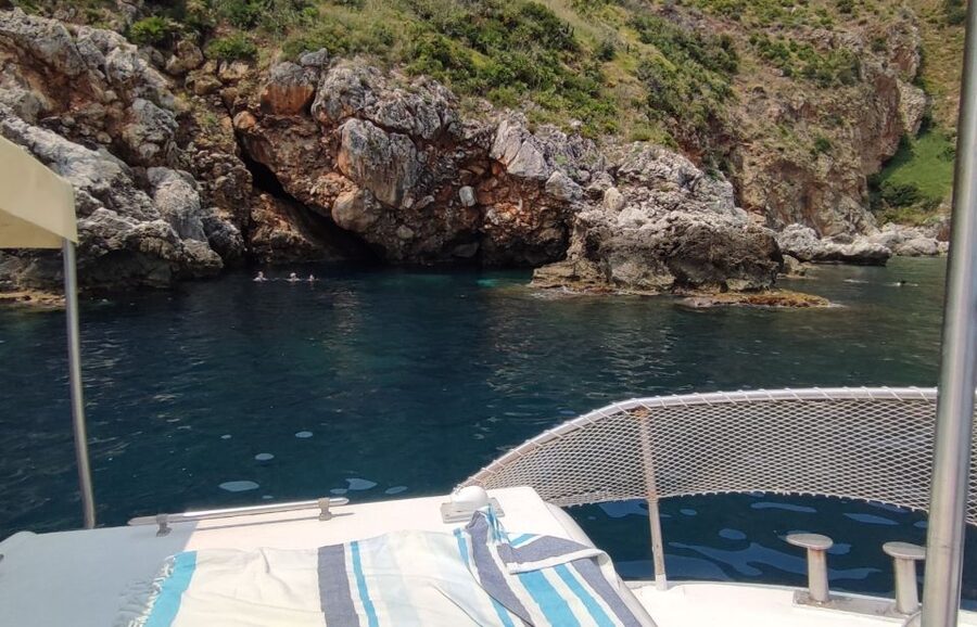 San Vito Lo Capo: Boat Trip with 3 Swimming Stops and Snacks - Food, wine, and the Sicilian touch