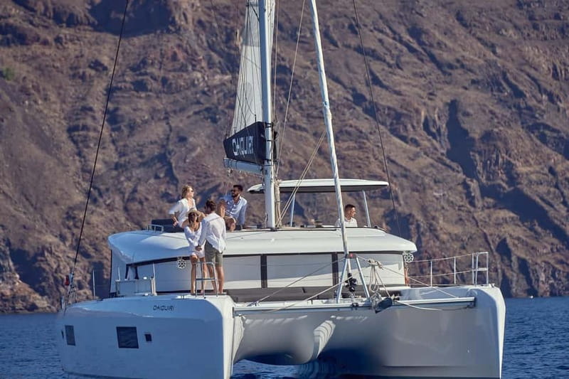 Santorini: Caldera Classic Catamaran Cruise w/ Meal & Drinks - Crew, service, and the feel onboard