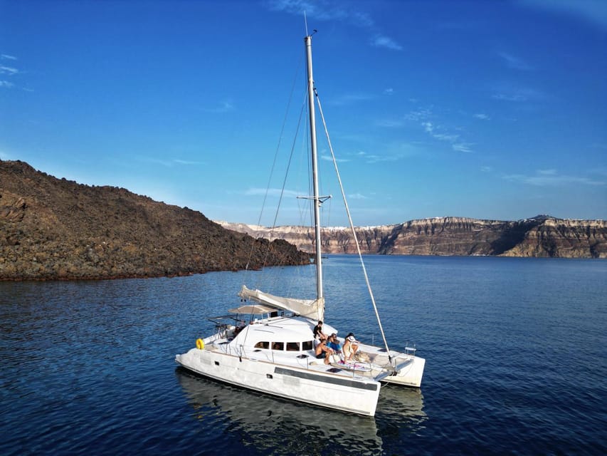 Santorini: Catamaran Cruise with Greek BBQ and Drinks - Why the small group matters