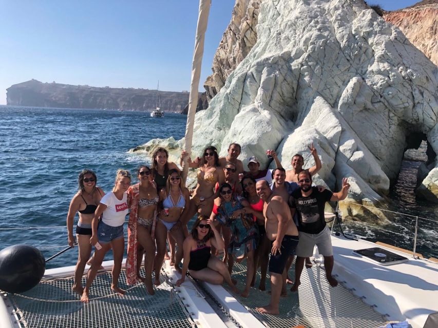 Santorini: Catamaran Cruise with Meal & Open Bar - Thirassia, lunch, and time in the water