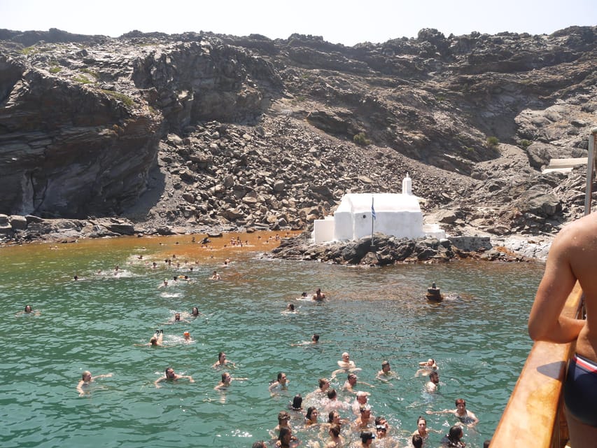 Santorini Port: 3 Hour Cruise to Volcano and Hot Springs - Crowds, comfort, and practical limits