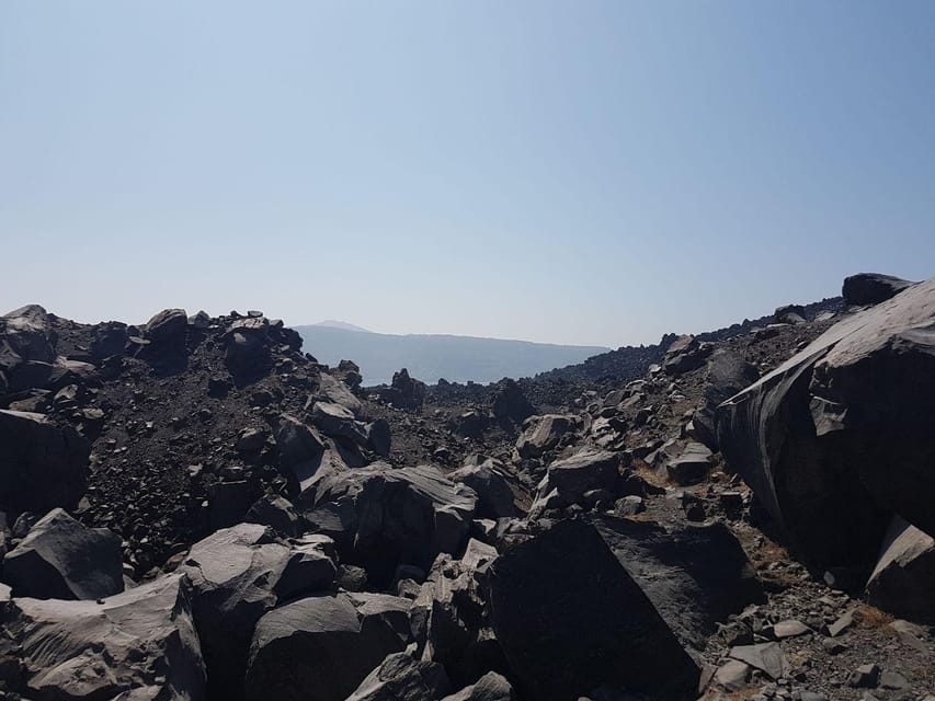 Santorini Port: Cruise to Volcano, Hot Springs & Thirassia - The return route past Oia, Imerovigli, and Fira