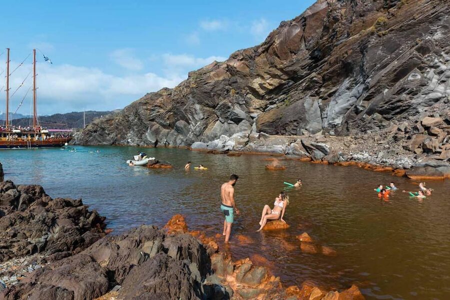 Santorini Port: Cruise to Volcano, Hot Springs & Thirassia - FAQ
