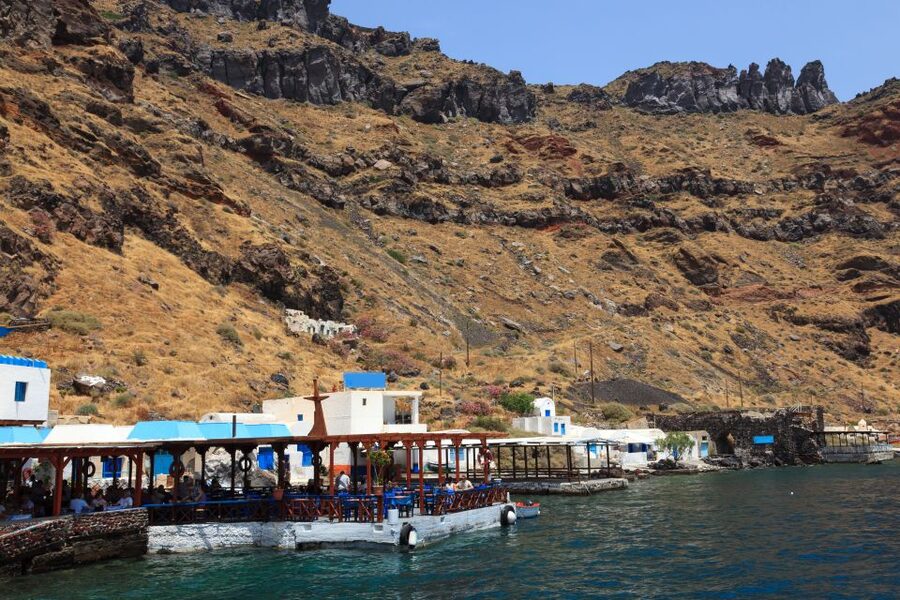 Santorini: Thirassia Islands and Volcano Guided Cruise - Two hours on Thirassia Island
