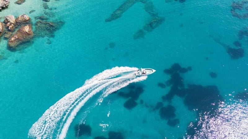 Saranda: Boat Tour to 7 Destinations with Beach Umbrella - Key details at a glance