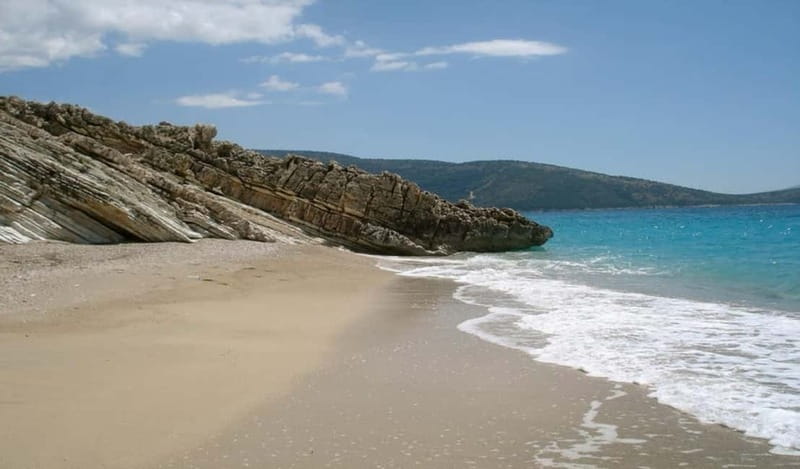 Sarandë: Boat Tour at Kroreza & Hidden Caves with Snorkeling - Kakome Beach, a quieter bay with 45 minutes