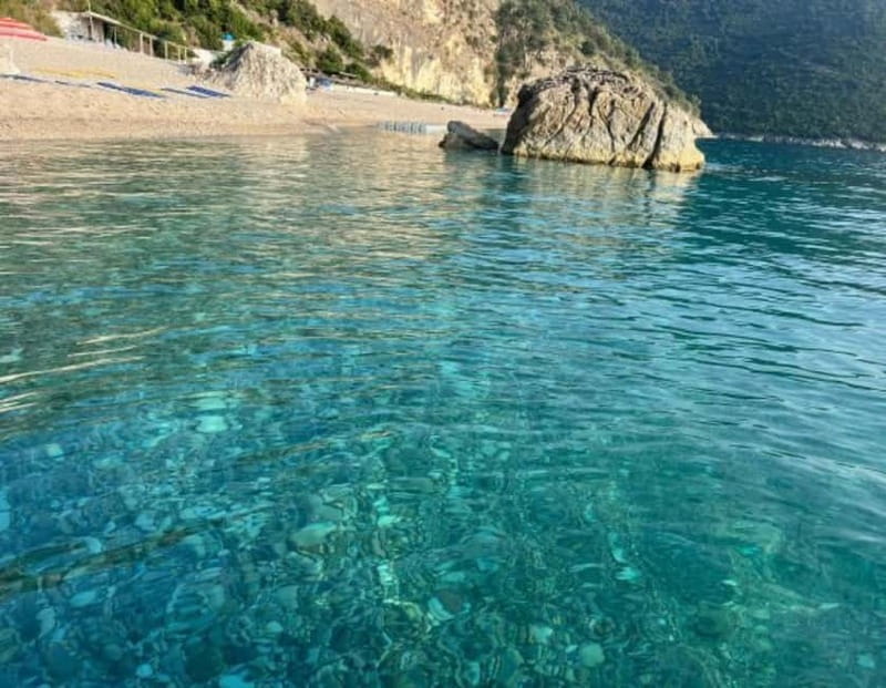 Sarandë: Boat Tour at Kroreza & Hidden Caves with Snorkeling - Music, speed, and the character of the crew