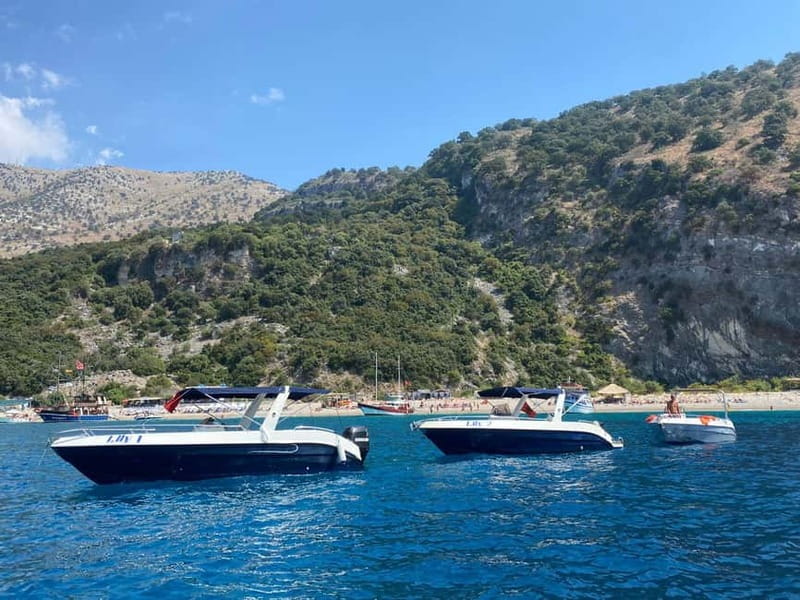 Sarande: Hidden Cave, Gremina, Kakome & Krorez Boat Tour - A fast boat along Sarandë’s northern coast