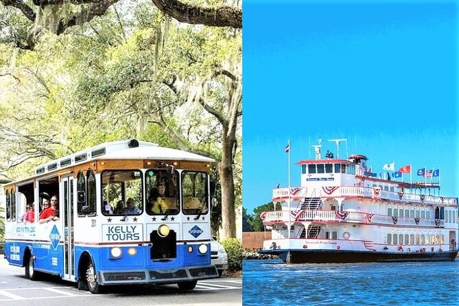 Savannah Land & Sea Combo: City Sightseeing Trolley Tour with Riverboat Cruise - The 90-minute trolley ride through Savannah’s historic core