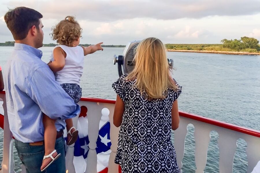 Savannah: Riverboat Sunset Cruise - The top deck at sunset
