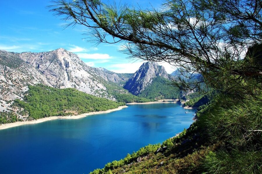 Side: Green Canyon Jeep and Boat Tour with Lunch - Green Lake by boat and swimming