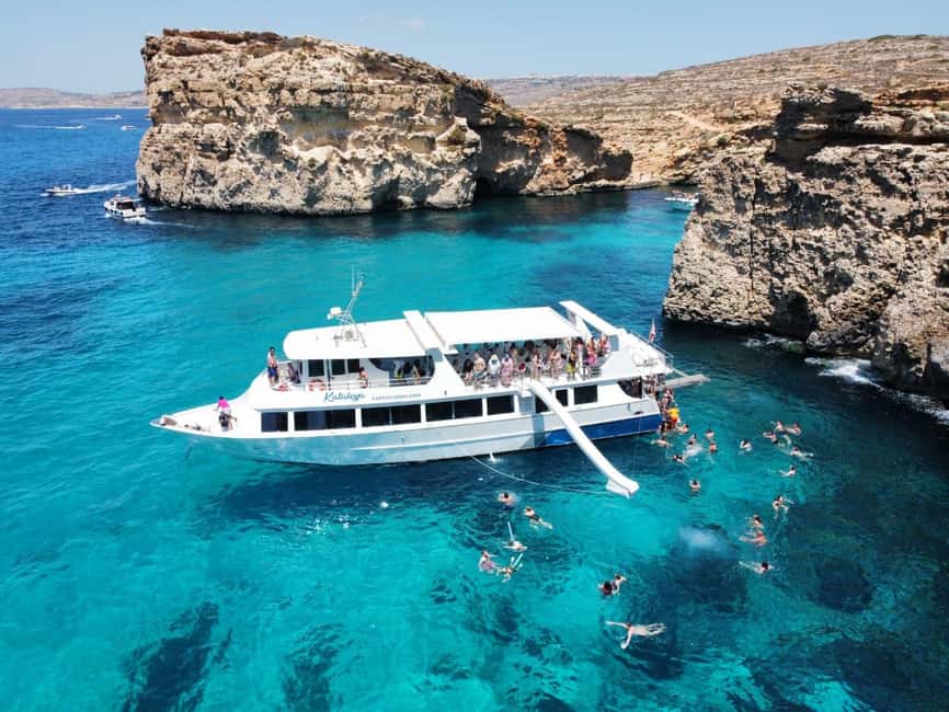 Sliema: Cruise to Comino, Crystal Lagoon, and Blue Lagoon - Mgarr Harbour and the Gozo decision