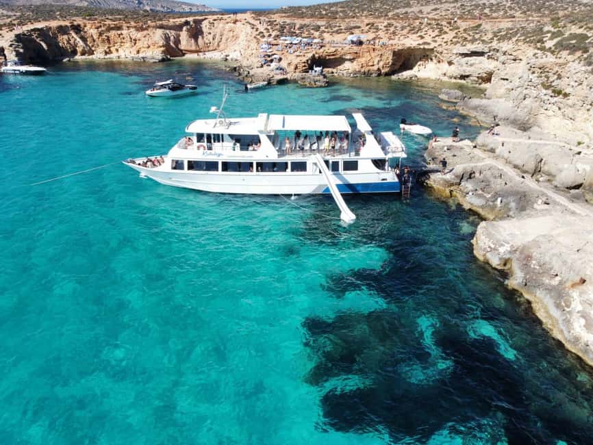 Sliema: Cruise to Comino, Crystal Lagoon, and Blue Lagoon - Swimming, snorkeling, and onboard facilities