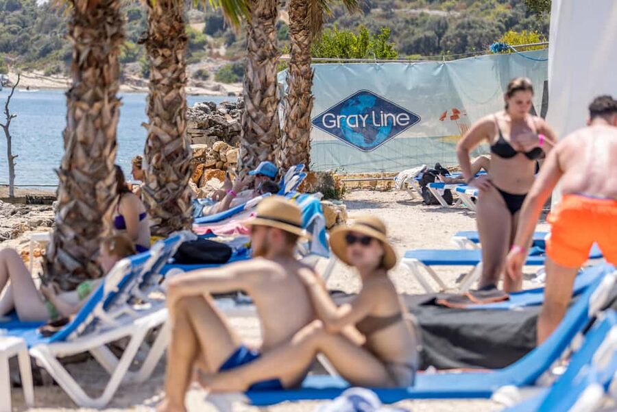 Split: Blue Lagoon 3 Islands All-Inclusive Cruise with Lunch - The Blue Lagoon near Drvenik