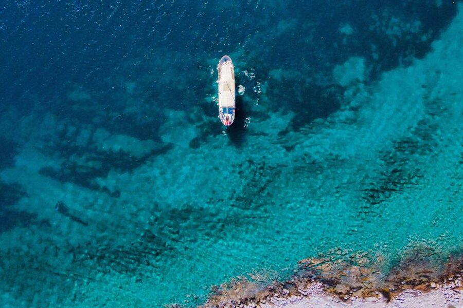 Split: Blue Lagoon Boat Party, Djs, Swim, Shots & AfterParty - Sunset views and returning to Split