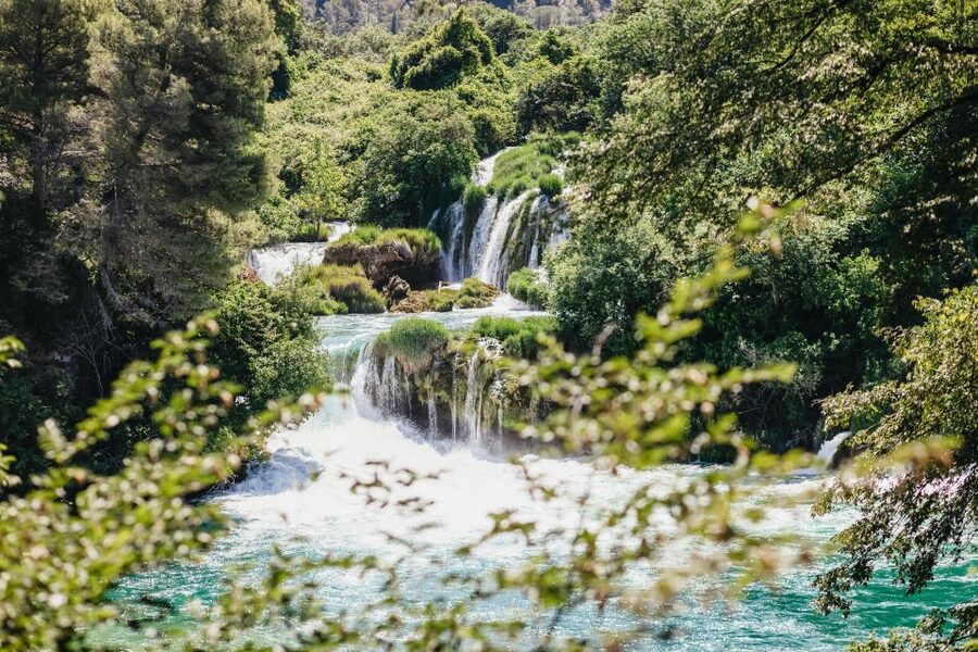 Split: Krka Waterfalls Trip with Boat Cruise and Swimming - Skradinski Buk, Krka’s headline waterfall