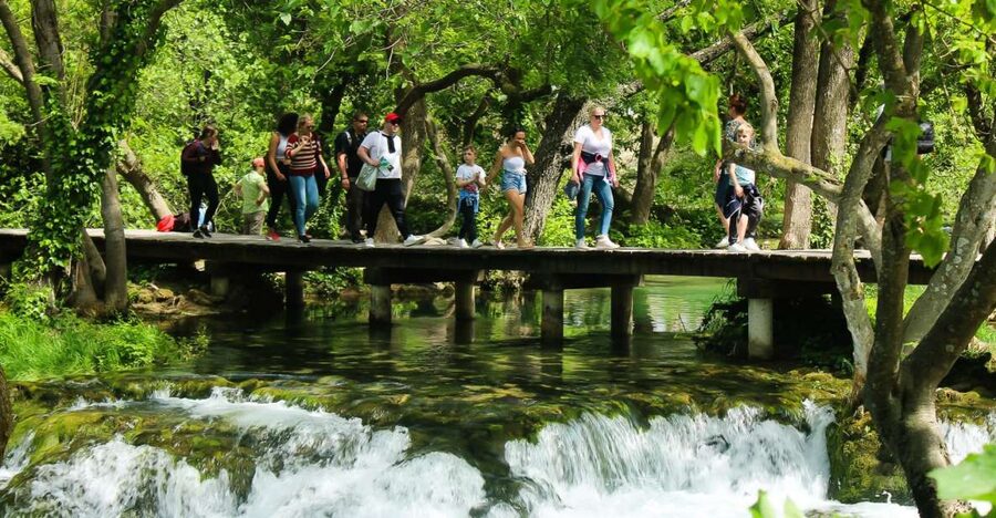 Split: Krka Waterfalls With Boat Cruise, Wine and Olive Oil - Meeting at Split’s Golden Gate