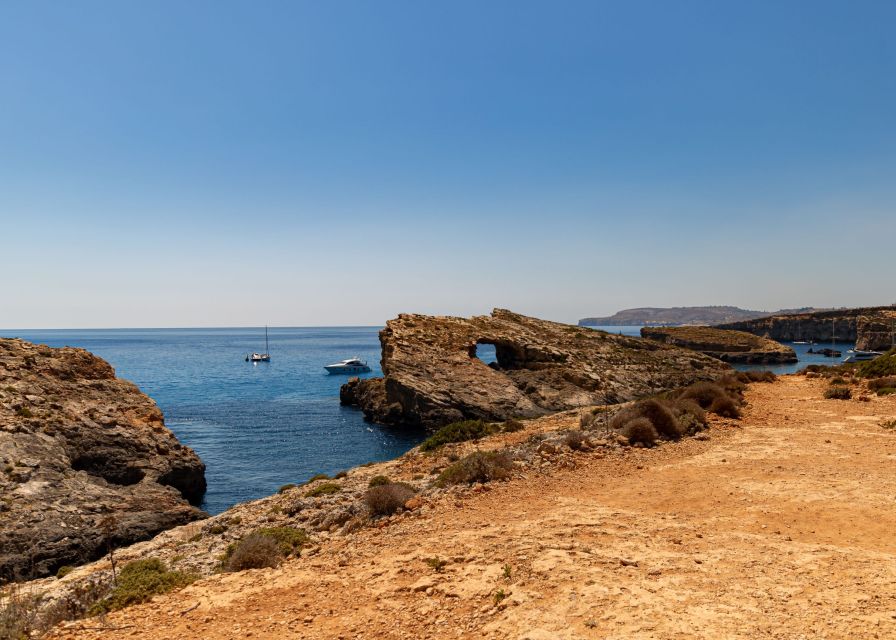St Paul's Bay: Comino, Blue Lagoon, Gozo, & Caves Boat Tour - Santa Maria Caves and Elephant Rock