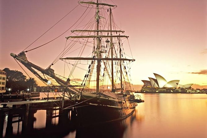 Sydney Harbour Tall Ship Twilight Dinner Cruise - Dinner on the harbour, with a few practical trade-offs