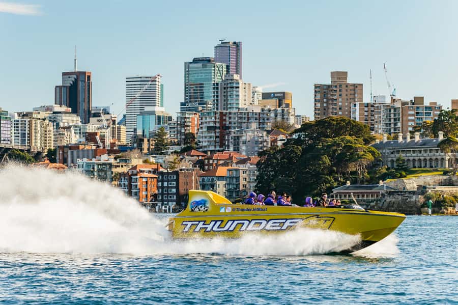 Sydney Harbour: Thunder Thrill Jet Boat Ride - The Circular Quay meeting point keeps things easy