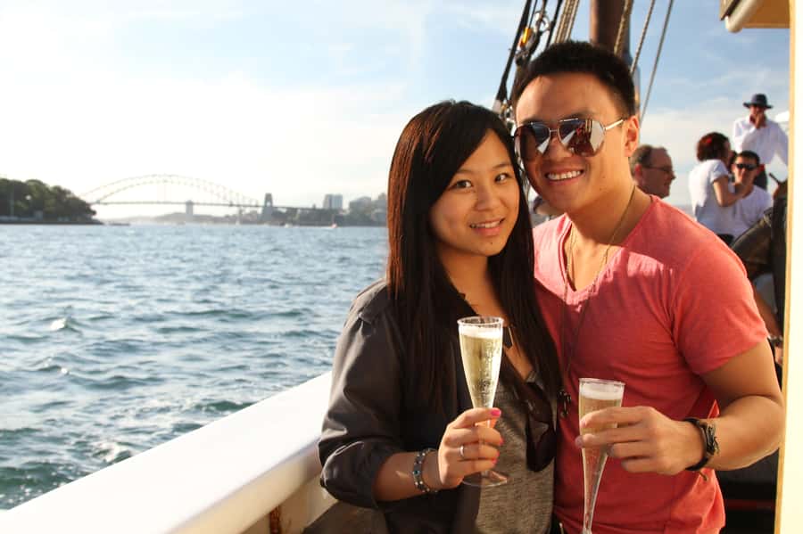 Sydney: Tall Ship Harbour Twilight Dinner Cruise - The crew gives the cruise its personality