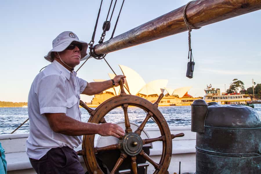 Sydney: Tall Ship Harbour Twilight Dinner Cruise - Campbell’s Cove is the right place to begin