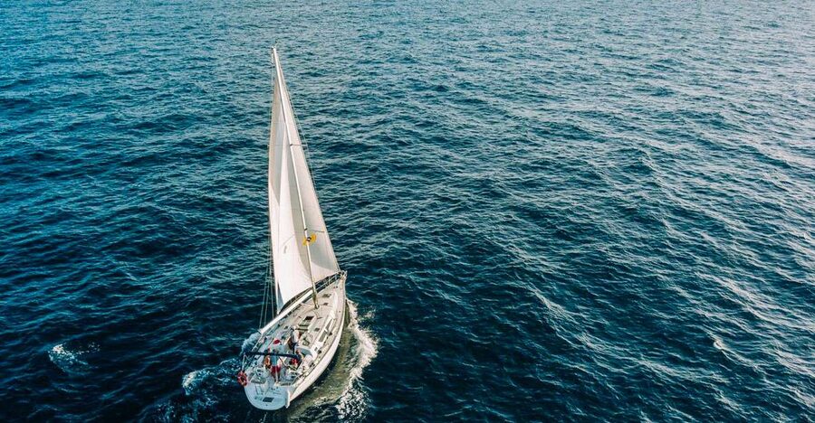Tenerife: Sailboat Tour Whale Watching Food and Snorkeling - Setting out from Puerto Colón on the Roulette