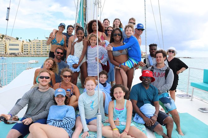 The Best Catamaran Day Sail in St Maarten - Little Bay: calm water and easy access