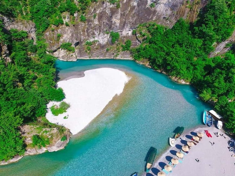 Tirana/Durres/Shkodra: Shala River and Koman Lake Boat Trip - Arriving at Shala River