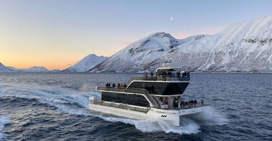 Tromsø: Arctic Fjord Cruise With Stop On Land At Fish Racks - A comfortable boat for changing Arctic weather