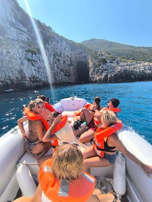 Vlore: Haxhi Ali Cave, Karaburun Speedboat Tour & Snorkeling - Entering Haxhi Ali Cave for about 20 minutes