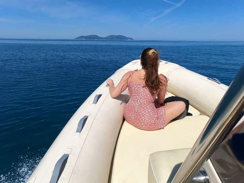 Vlore: Haxhi Ali Cave, Karaburun Speedboat Tour & Snorkeling - The speedboat ride from Vlora