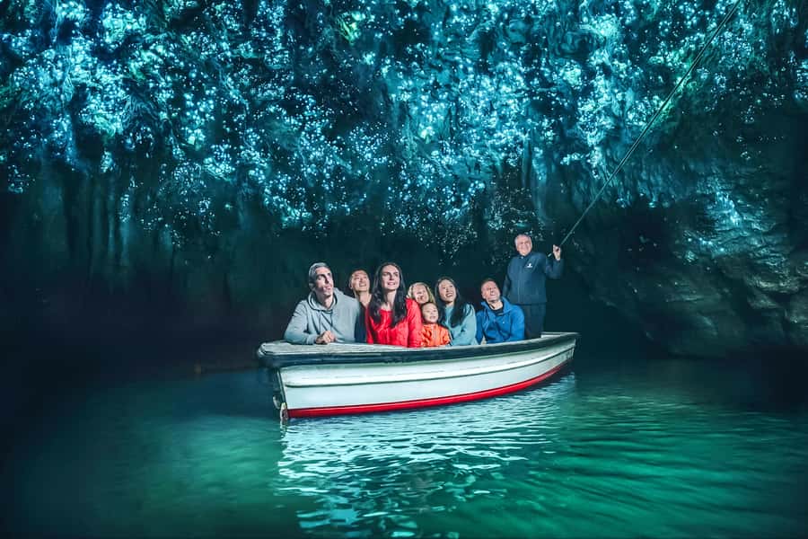 Waitomo: Glowworm Caves Guided Tour by Boat - The walking tour through the upper chambers