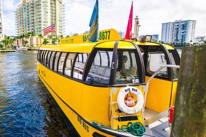 Water Taxi All Day hop-on hop-off Venice of America Boat Tour - Start at Riverside and Las Olas