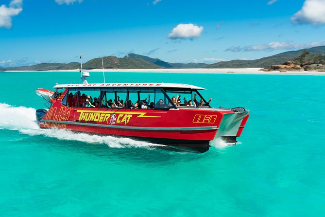 Whitehaven Beach and Hill Inlet Lookout Snorkeling Cruise - Boarding Thunder Cat at Coral Sea Marina